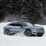 Essai Ford Mustang Mach-E sur glace