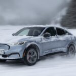 Essai Ford Mustang Mach-E sur glace