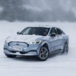Essai Ford Mustang Mach-E sur glace