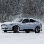 Essai Ford Mustang Mach-E sur glace