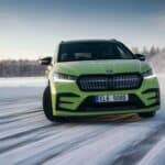 Record de drift pour le Skoda Enyaq RS iV