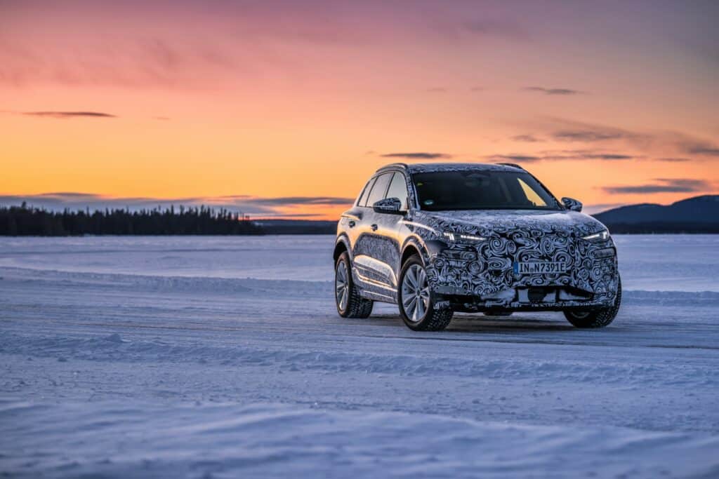 Audi teste son futur SUV Q6 e-tron dans le grand nord de l'Europe